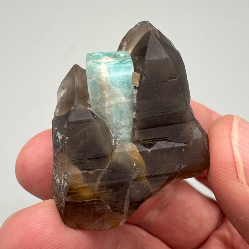 Smoky quartz amazonite - smoky, quartz,