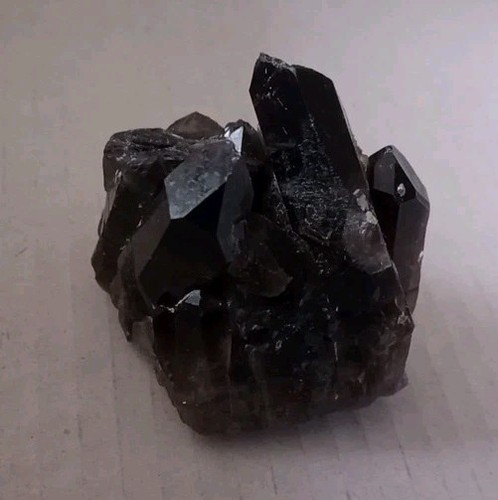 Smoky quartz crystal cluster - smoky,