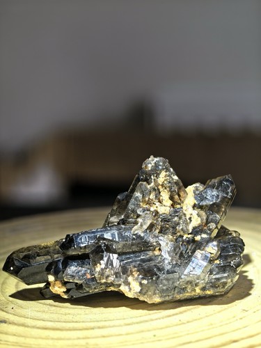 Natural dark smoky quartz - smoky,