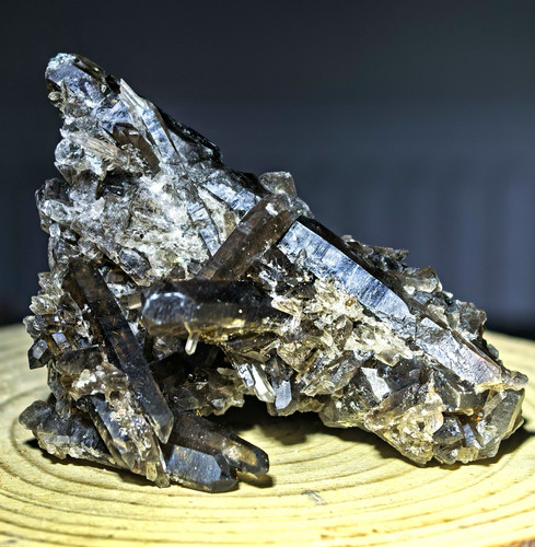 Natural smoky quartz crystal - natural,