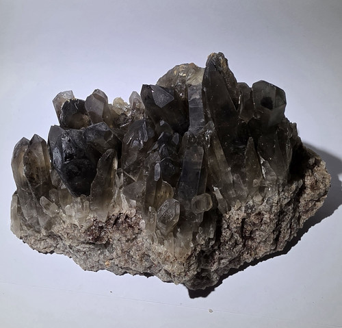 Natural smoky quartz crystal - natural,