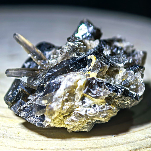 Natural smoky quartz crystal - quartz,