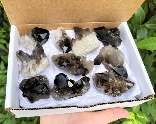 Smoky quartz crystal - smoky,