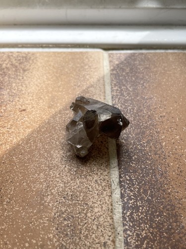 Smoky quartz crystal - smoky, cluster