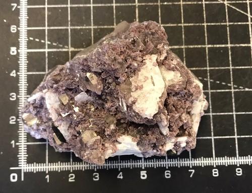 Mica smoky quartz - smoky, cluster
