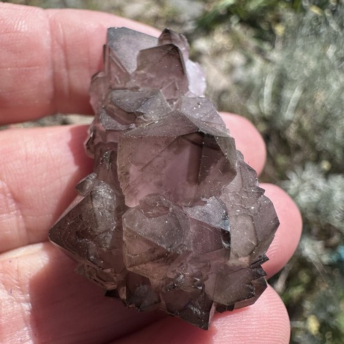 Amethyst smoky phantom quartz - phantom,