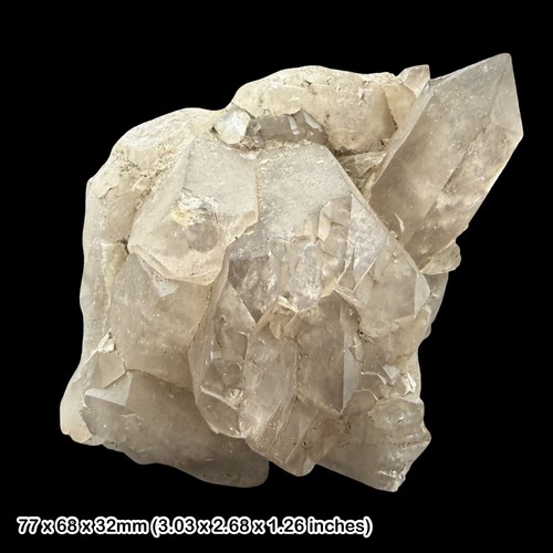 Smoky quartz crystal cluster - quartz,