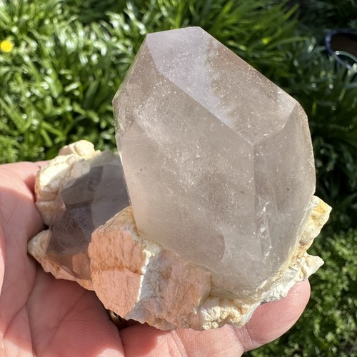 Smoky quartz cluster - smoky,