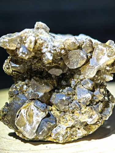 Stunning smoky quartz cluster - smoky,
