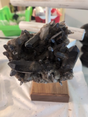 Smoky quartz raw cluster - smoky,