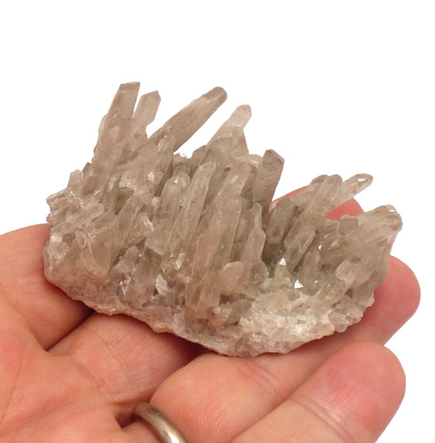 Smoky quartz natural crystal - quartz,