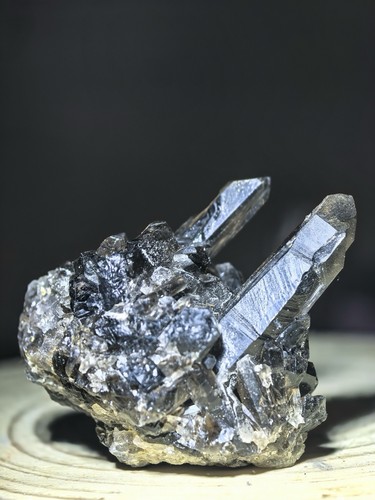 Natural deep smoky quartz - deep,