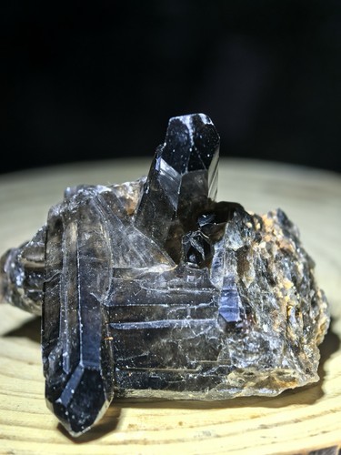 Natural smoky quartz crystal - smoky,