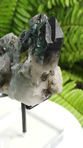 Natural smoky quartz crystal - quartz,