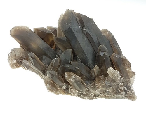Natural smoky quartz cluster - smoky,